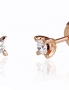 Gold classic studs earrings. Photo Nr. 1