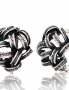Silver earrings with english lock. Photo Nr. 1