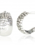 Silver earrings with english lock. Photo Nr. 1