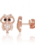 Silver stud earrings. Photo Nr. 1