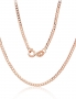 Gold chain Curb 2 mm, diamond cut. Photo Nr. 1