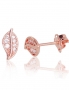Gold classic studs earrings. Photo Nr. 1