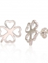 Silver stud earrings. Photo Nr. 1