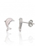 Silver stud earrings. Photo Nr. 1