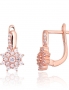 Silver earrings with english lock. Photo Nr. 1