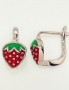 Silver earrings with english lock. Photo Nr. 1