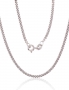 Silver chain Curb 2 mm, diamond cut. Photo Nr. 1