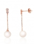 Gold classic studs earrings. Photo Nr. 1