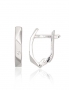 Silver earrings with english lock. Photo Nr. 1