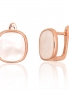 Silver earrings with english lock. Photo Nr. 1