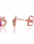 Gold classic studs earrings. Photo Nr. 1