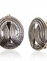 Silver earrings with english lock. Photo Nr. 1