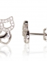 Silver stud earrings. Photo Nr. 1