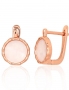Silver earrings with english lock. Photo Nr. 1