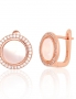 Silver earrings with english lock. Photo Nr. 1