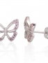 Silver stud earrings. Photo Nr. 1