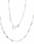 Silver chain Singapore 2,5 mm, diamond cut. Photo Nr. 1