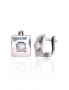 Silver earrings with english lock. Photo Nr. 1