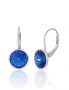 Silver earrings with english lock. Photo Nr. 1