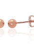 Gold classic studs earrings. Photo Nr. 1