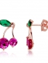 Gold classic studs earrings. Photo Nr. 1