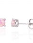 Silver stud earrings. Photo Nr. 1