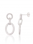 Silver stud earrings. Photo Nr. 1