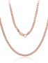 Gold chain Mona Liza 2.1 mm, hollow, diamond cut. Photo Nr. 1
