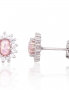 Silver stud earrings. Photo Nr. 1