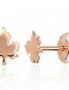 Gold classic studs earrings. Photo Nr. 1