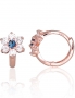 Gold hoop earrings. Photo Nr. 1