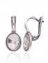 Silver earrings with english lock. Photo Nr. 1