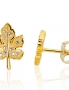 Silver stud earrings. Photo Nr. 1