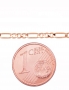 Gold chain Figaro 2 mm, diamond cut. Photo Nr. 2
