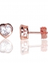 Silver stud earrings. Photo Nr. 1
