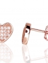 Silver stud earrings. Photo Nr. 1