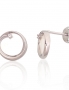 Silver stud earrings. Photo Nr. 1