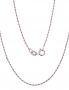 Silver chain Rope 1,1 mm. Photo Nr. 1