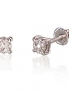 Gold screw studs earrings. Photo Nr. 1