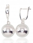 Silver earrings with english lock. Photo Nr. 1