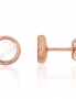 Silver stud earrings. Photo Nr. 1