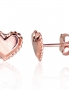 Gold classic studs earrings. Photo Nr. 1