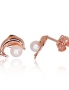 Gold classic studs earrings. Photo Nr. 1