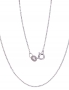 Silver chain Anchor 1 mm, diamond cut. Photo Nr. 1