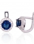 Silver earrings with english lock. Photo Nr. 1
