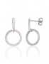 Silver stud earrings. Photo Nr. 1