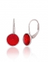 Silver earrings with english lock. Photo Nr. 1