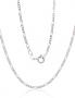 Silver chain Figaro 1,8 mm, diamond cut. Photo Nr. 1