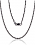 Silver chain Rope 2 mm. Photo Nr. 1