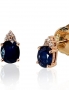 Zelta auskari-puseti. Attēls Nr. 1